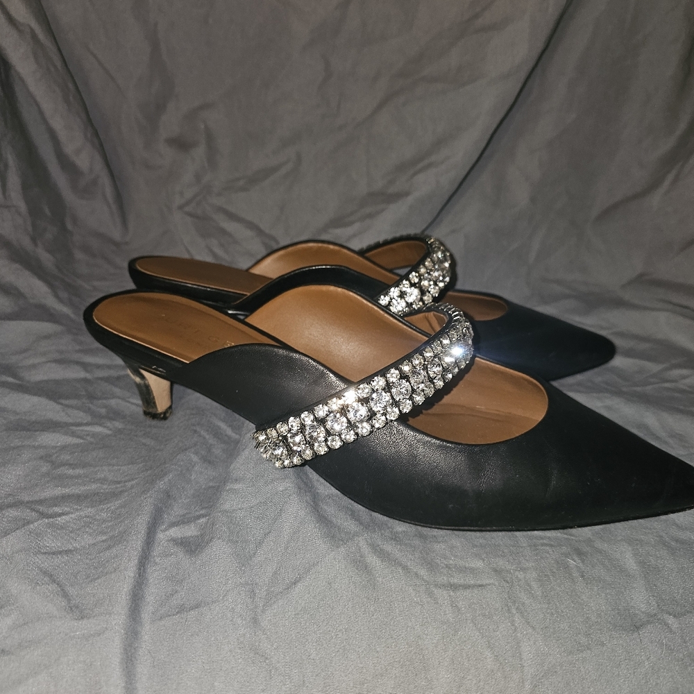 Dutchess Black Leather Courts US 10